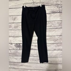 LOFT Skinny Modern Black Ankle Pants Size 8 Work Office